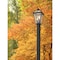 Z-Lite Talbot 3 Light Outdoor Post Mounted Fixture, Black & Clear Beveled 579PHBS-536P-BK - alternate 3